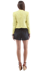MOCK COLLAR BLAZER