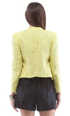 MOCK COLLAR BLAZER