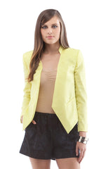 MOCK COLLAR BLAZER