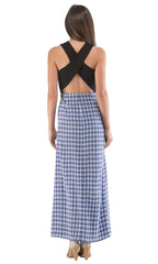 Ponte Contrast Maxi Dress