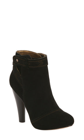 Preslie Calf Suede Bootie