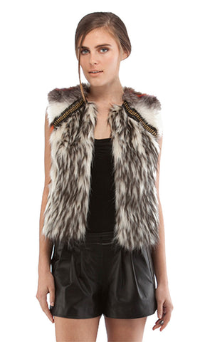 Raglan Embellished Vest