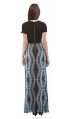 Scuba Top Maxi Dress