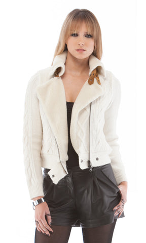 Shearling Lined Moto