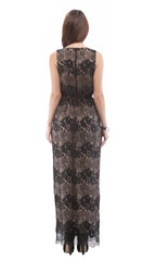 Sleeveless Lace Maxi