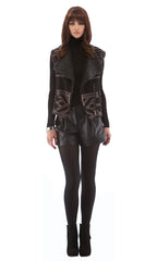 Shearling Lined Sweater Vest