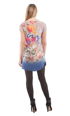 Portrait Floral Silk Mini