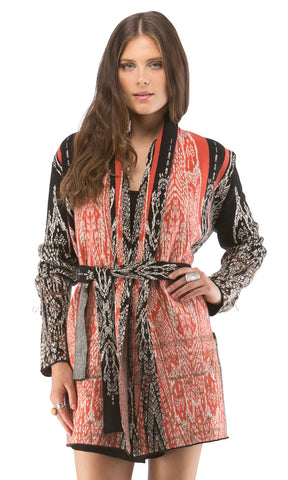 Snake Log Cabin Sweater