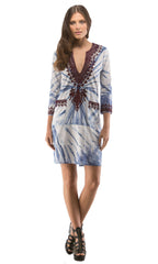 Embroidered Tie Dye Jalaba