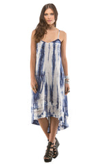 Tie Dye Western High Low Dress