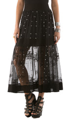 Tiered Maxi Skirt