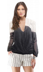 Twist Front Blouse