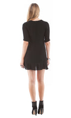 V Neck Flounce Mini