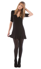 V Neck Flounce Mini