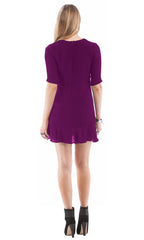 V Neck Flounce Mini