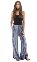 Wide Leg Side Slit Pant