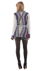 Zig Zag Log Cabin Sweater