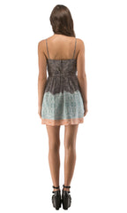 Zip Front Double Slit Mini
