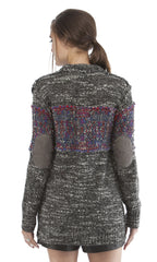 Elbow Patch Oversized Cardi