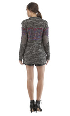 Elbow Patch Oversized Cardi