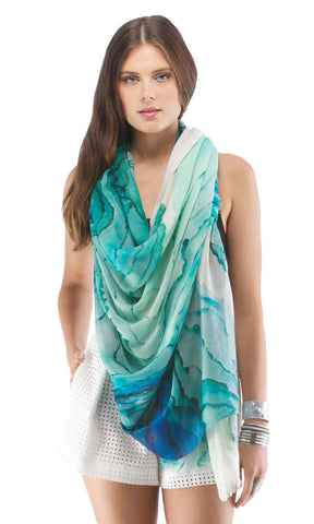 Geode Print Scarf