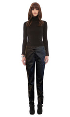 Faux Leather Trouser